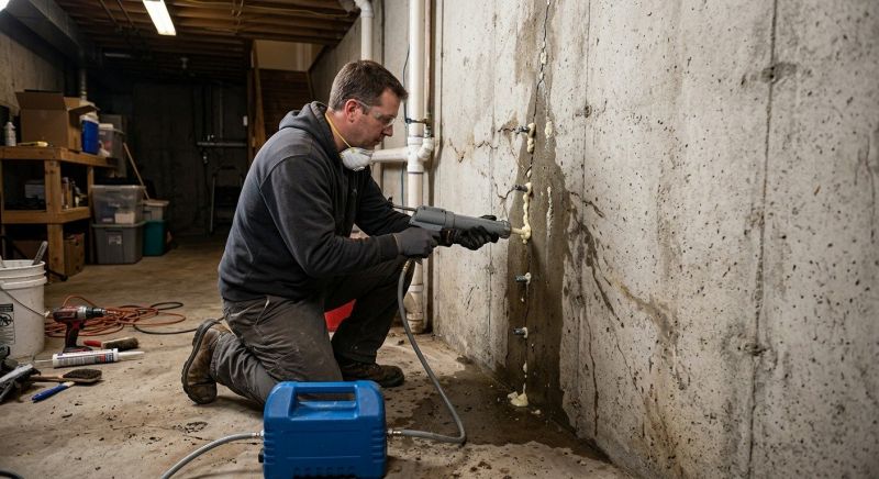 Basement Crack Repair in Gainesville, FL