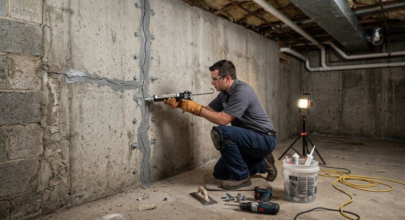 Basement Crack Repair in Gainesville, FL