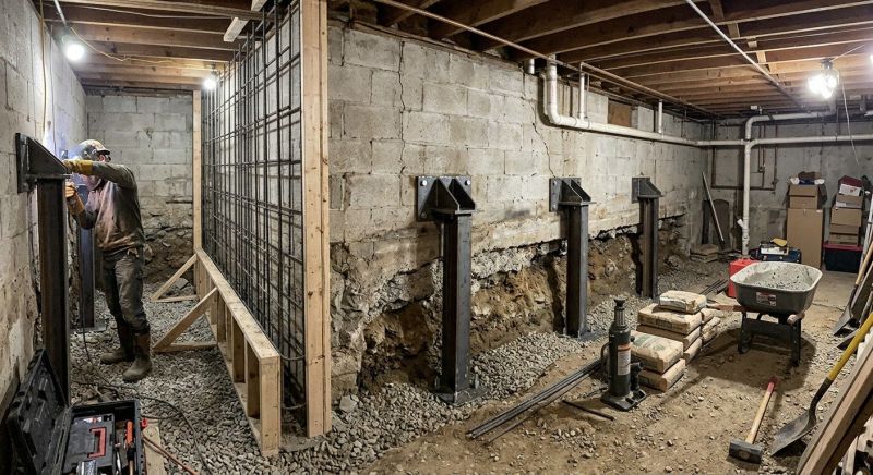 Basement Stabilization in Gainesville, FL