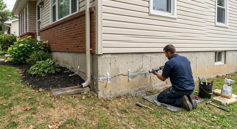 Cracked Foundation Repair in Alachua, FL