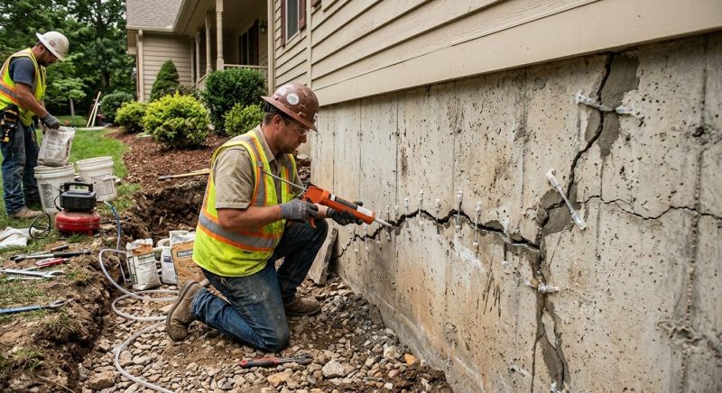 Cracked Foundation Repair in Morriston, FL