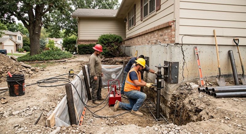 Cracked Foundation Repair in Trenton, FL
