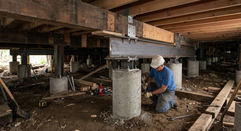 Foundation Underpinning in Gainesville, FL