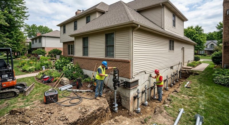 Helical Piers Installation in Gainesville, FL
