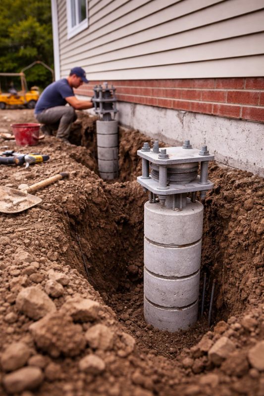 Helical Piers Installation in Gainesville, FL