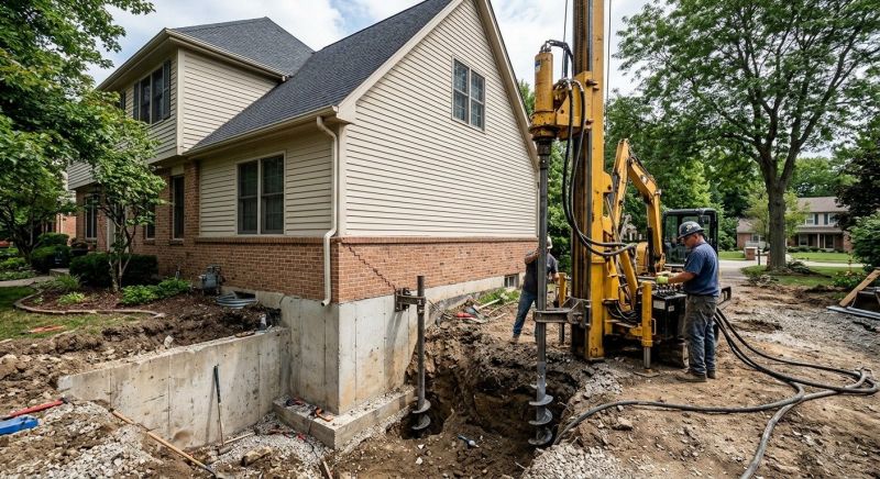 Helical Pile Installation in Gainesville, FL