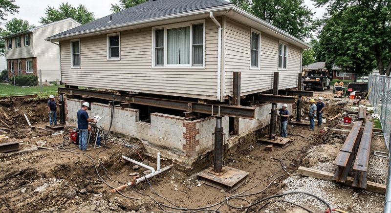 Sinking Foundation Lifting in Gainesville, FL