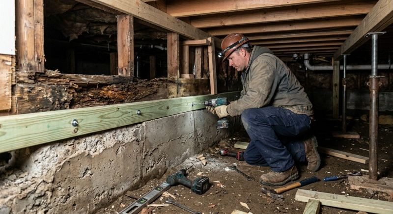 Sinking Foundation Repair in Alachua, FL